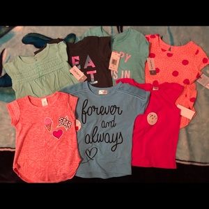 7 girls shirts new with tags